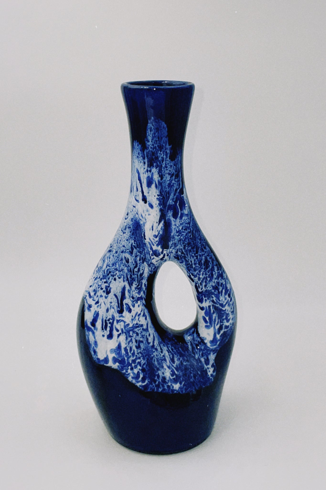 French Ceramic Mid-Century Vase