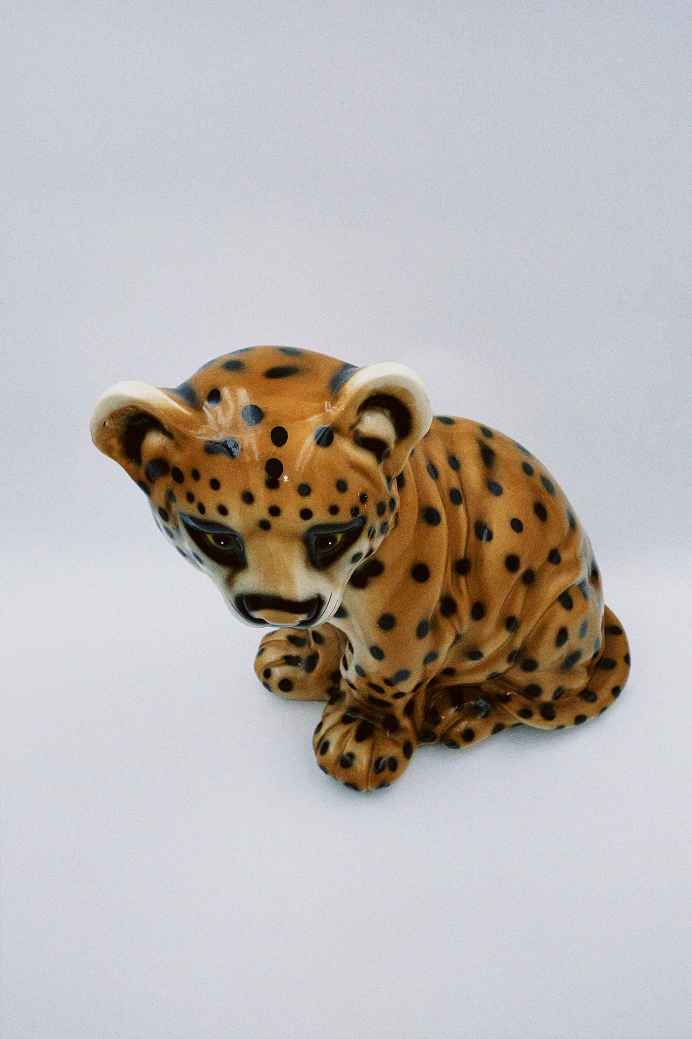 Hand Painted Ceramic Cheetah