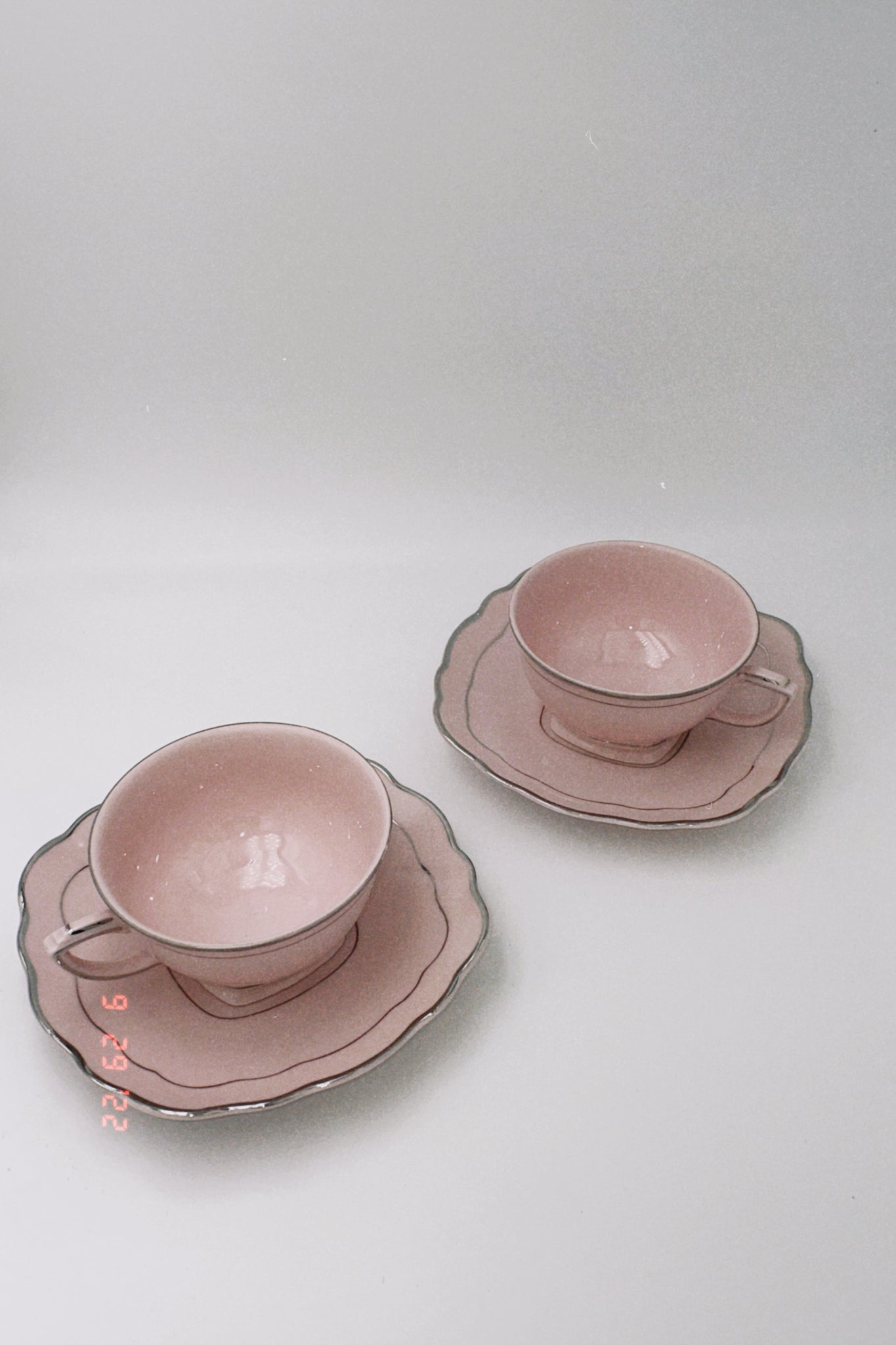 Art Deco Coffee Cups Set of Two