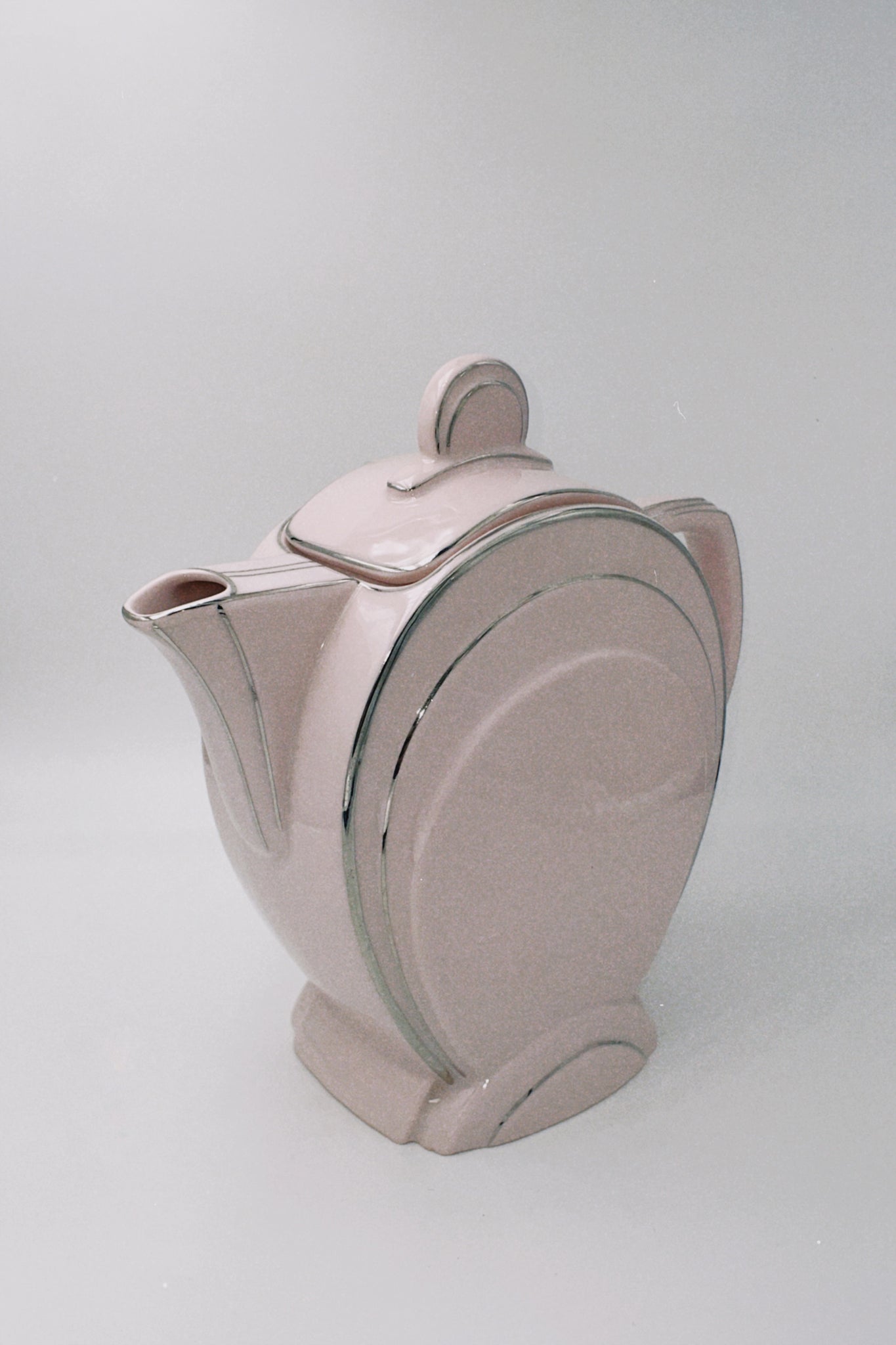 Art Deco Baby Pink Coffee Pot