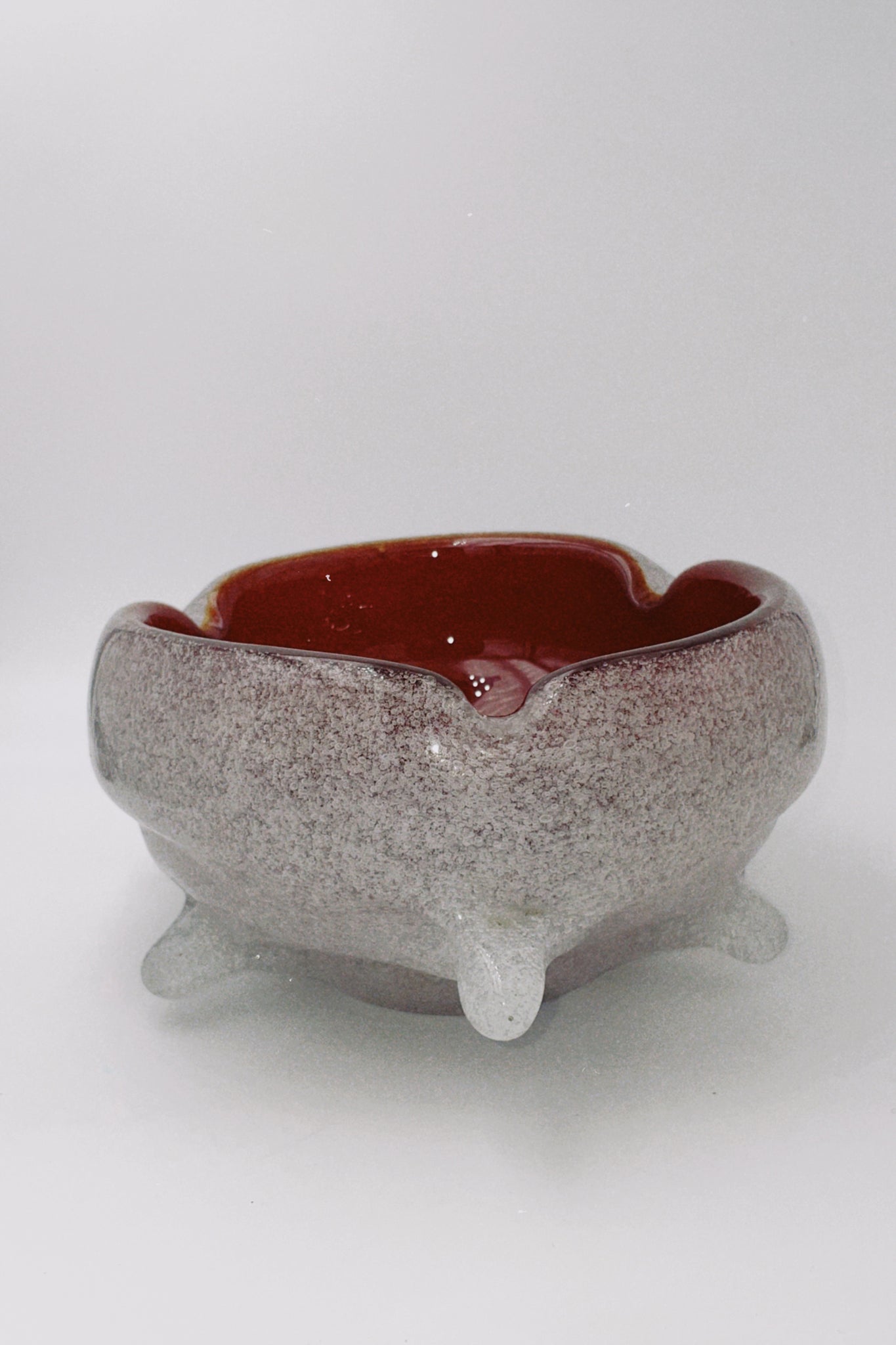 Rare Murano Glass Pulegoso Bowl