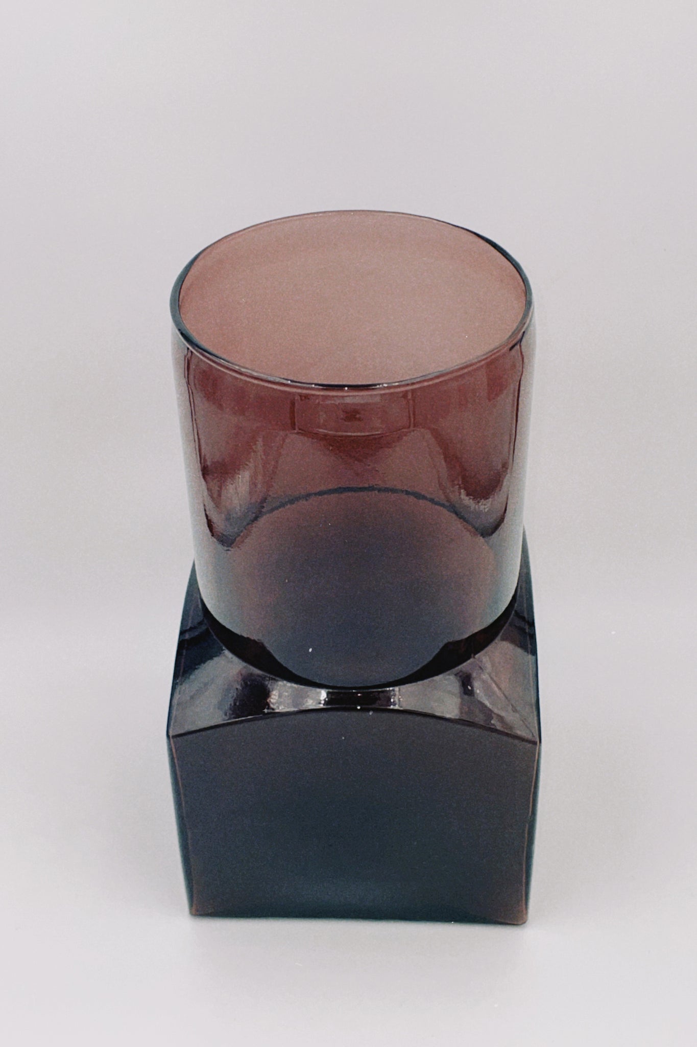 Plum Glass Vase