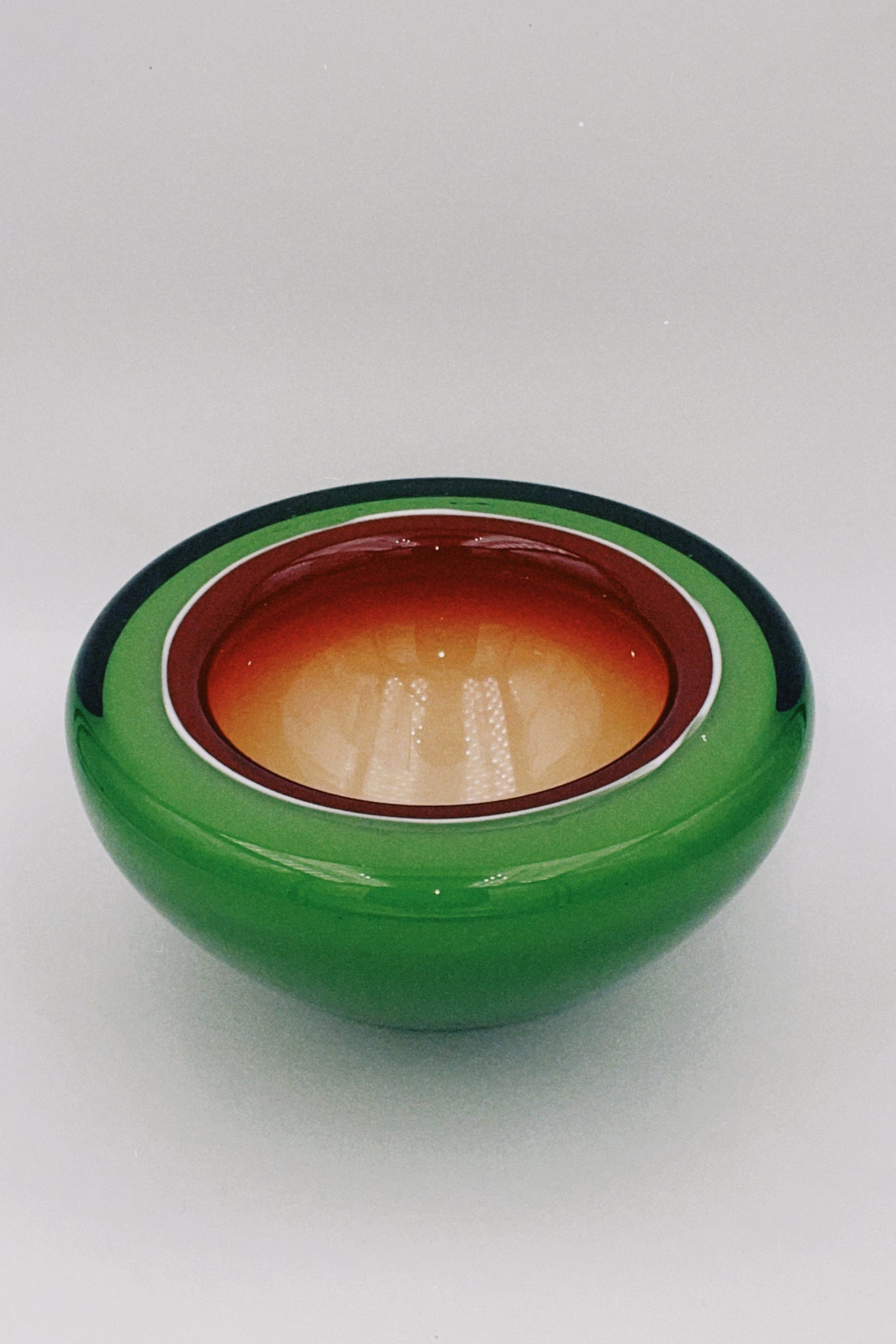 Alfredo Barbini Mid Century Murano Glass Bowl