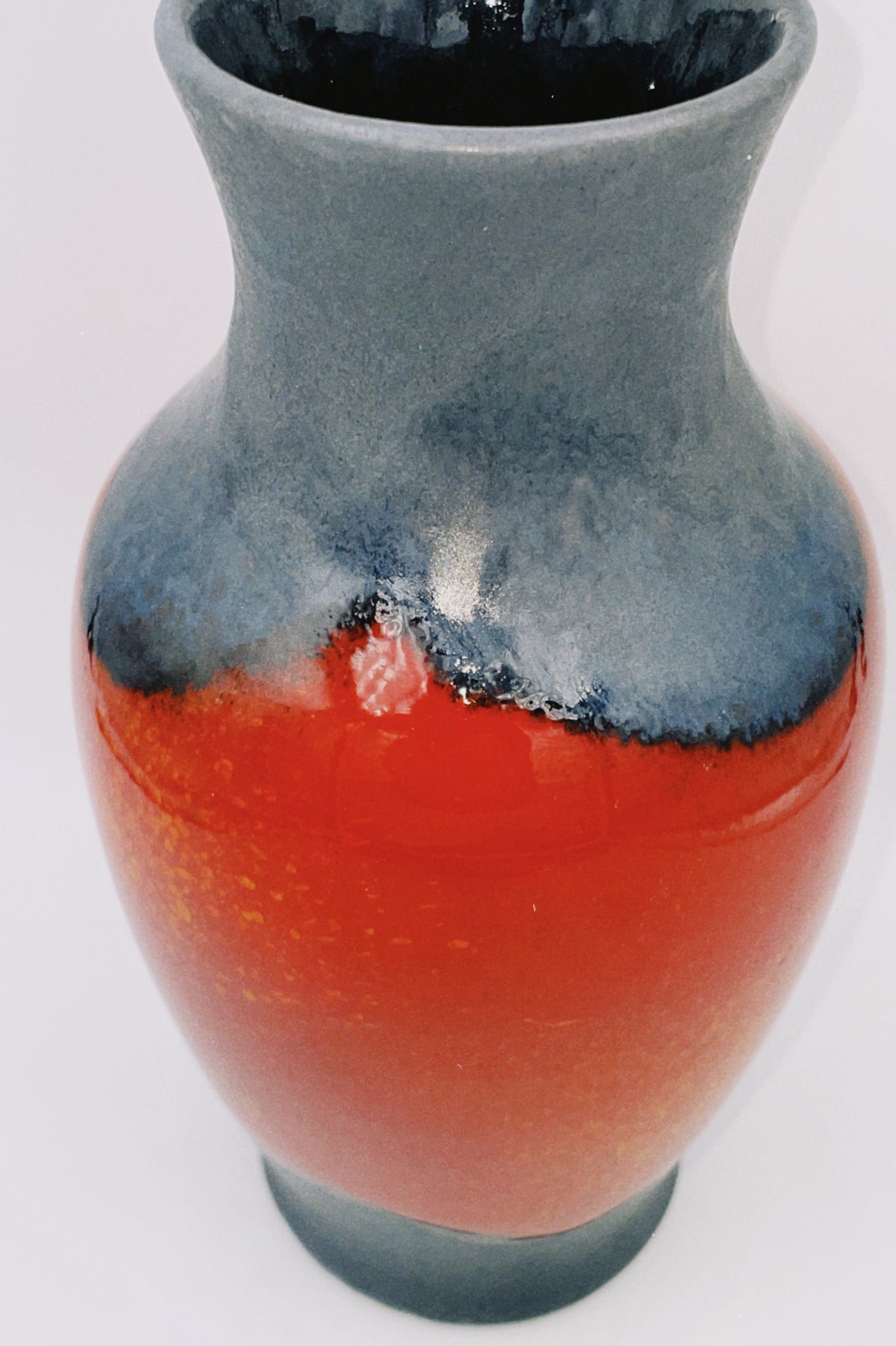 Mid Century German Lava Vase