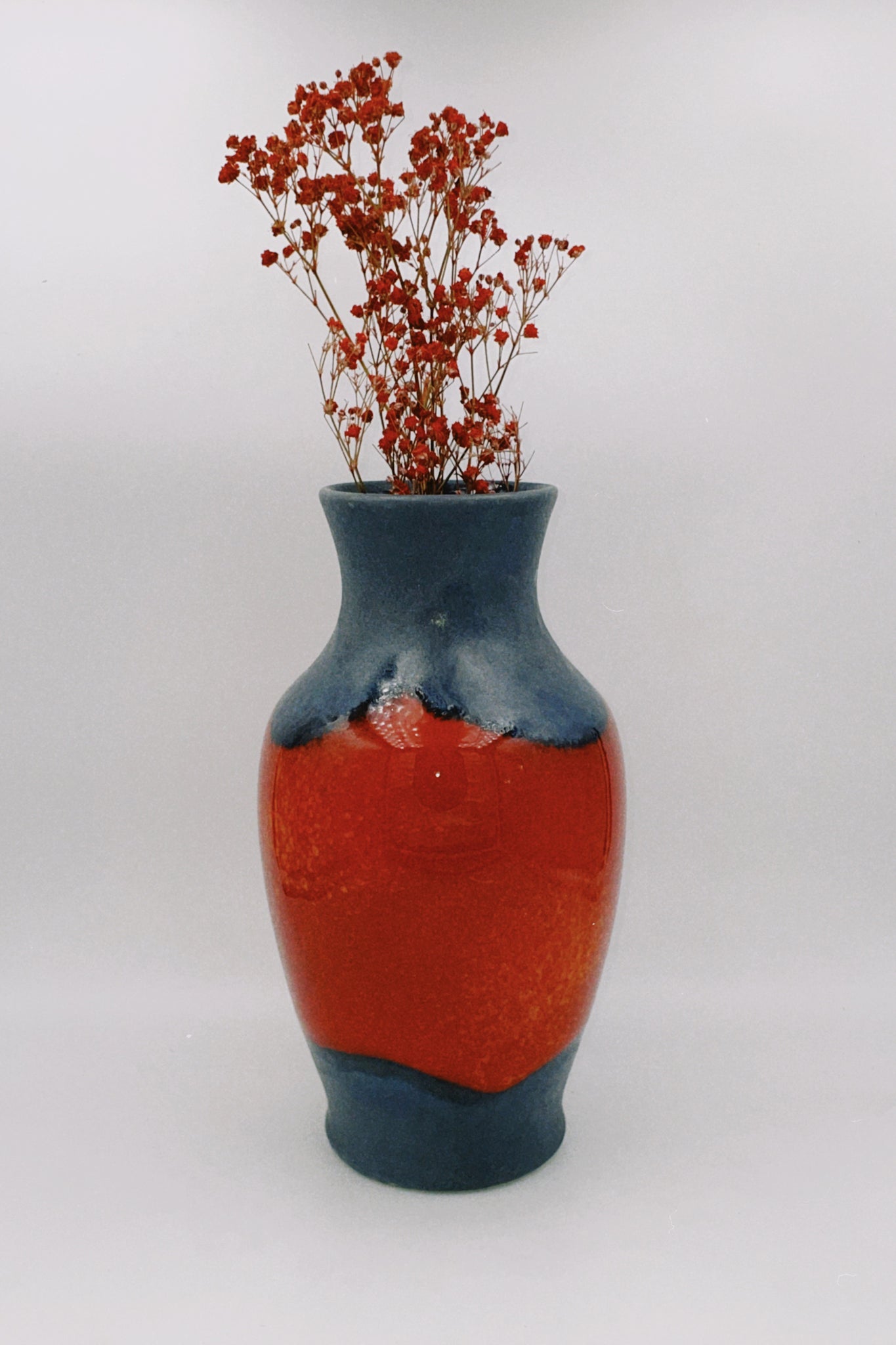 Mid Century German Lava Vase