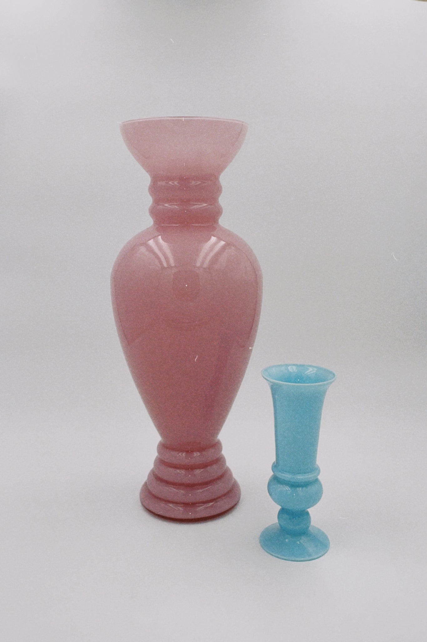 Large Opaline Pink Vase