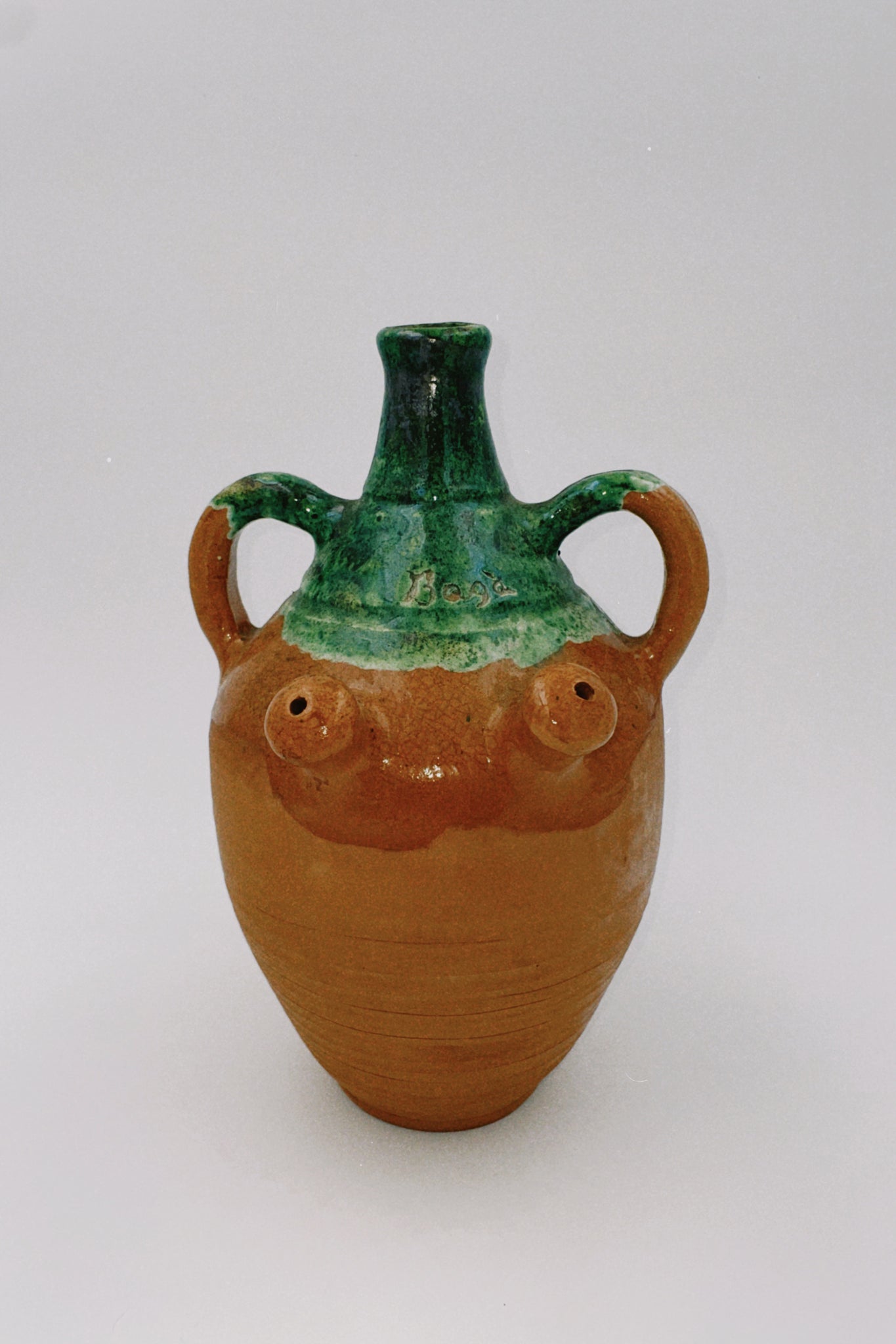 Ceramic Clay and Green Jug
