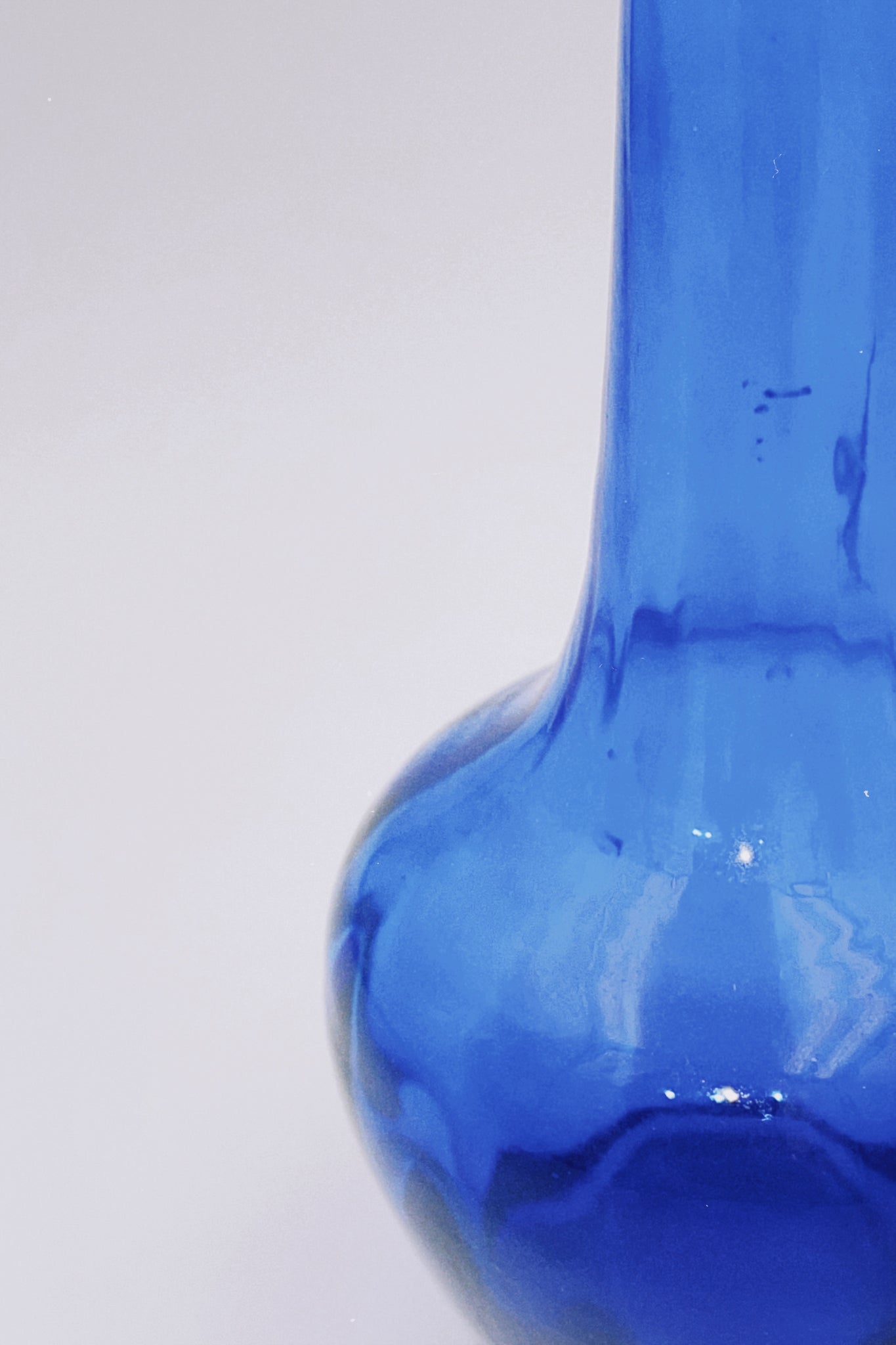 Cobalt Blue Glass Soliflore