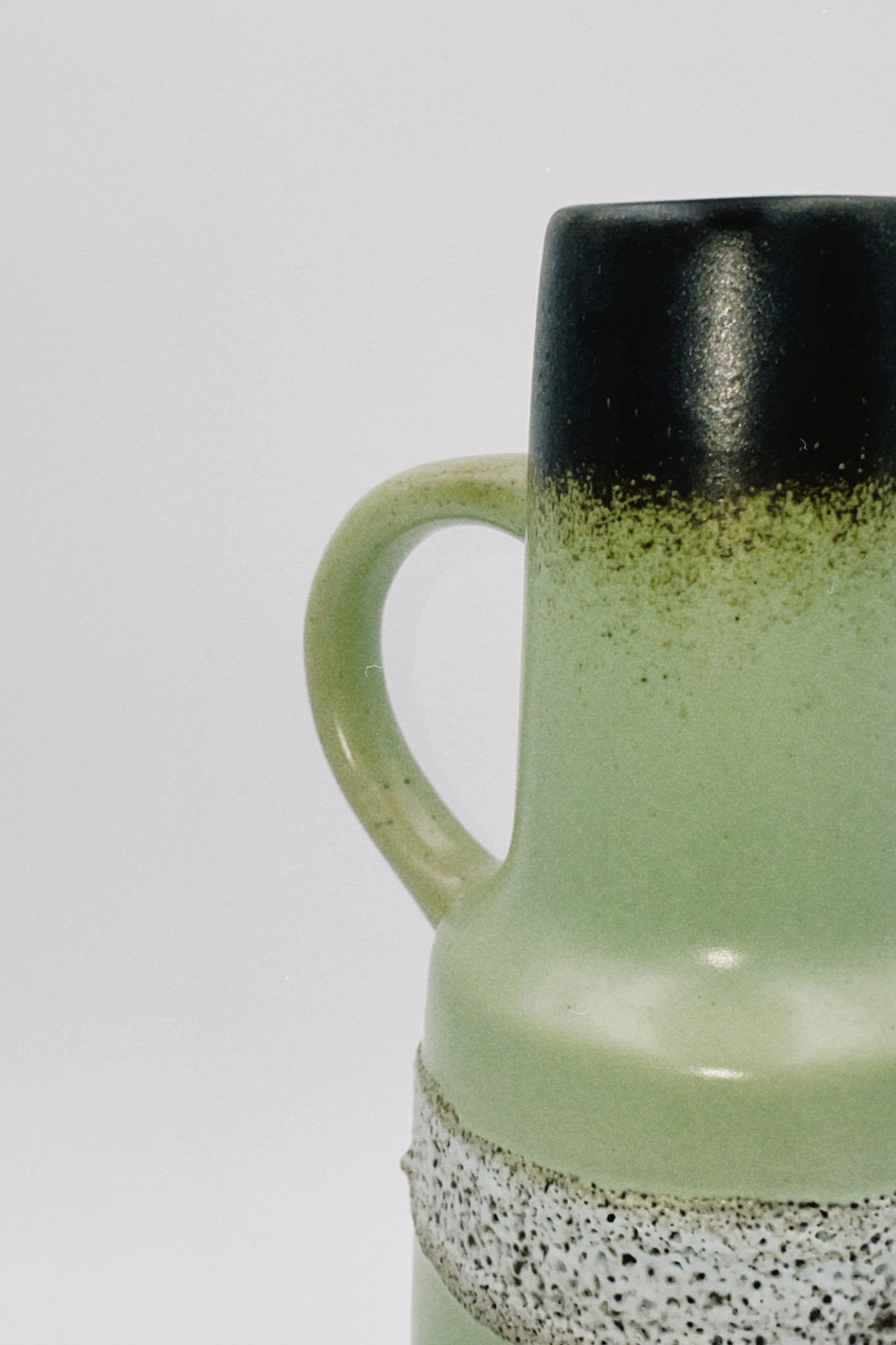 Tea Green Lava Vase