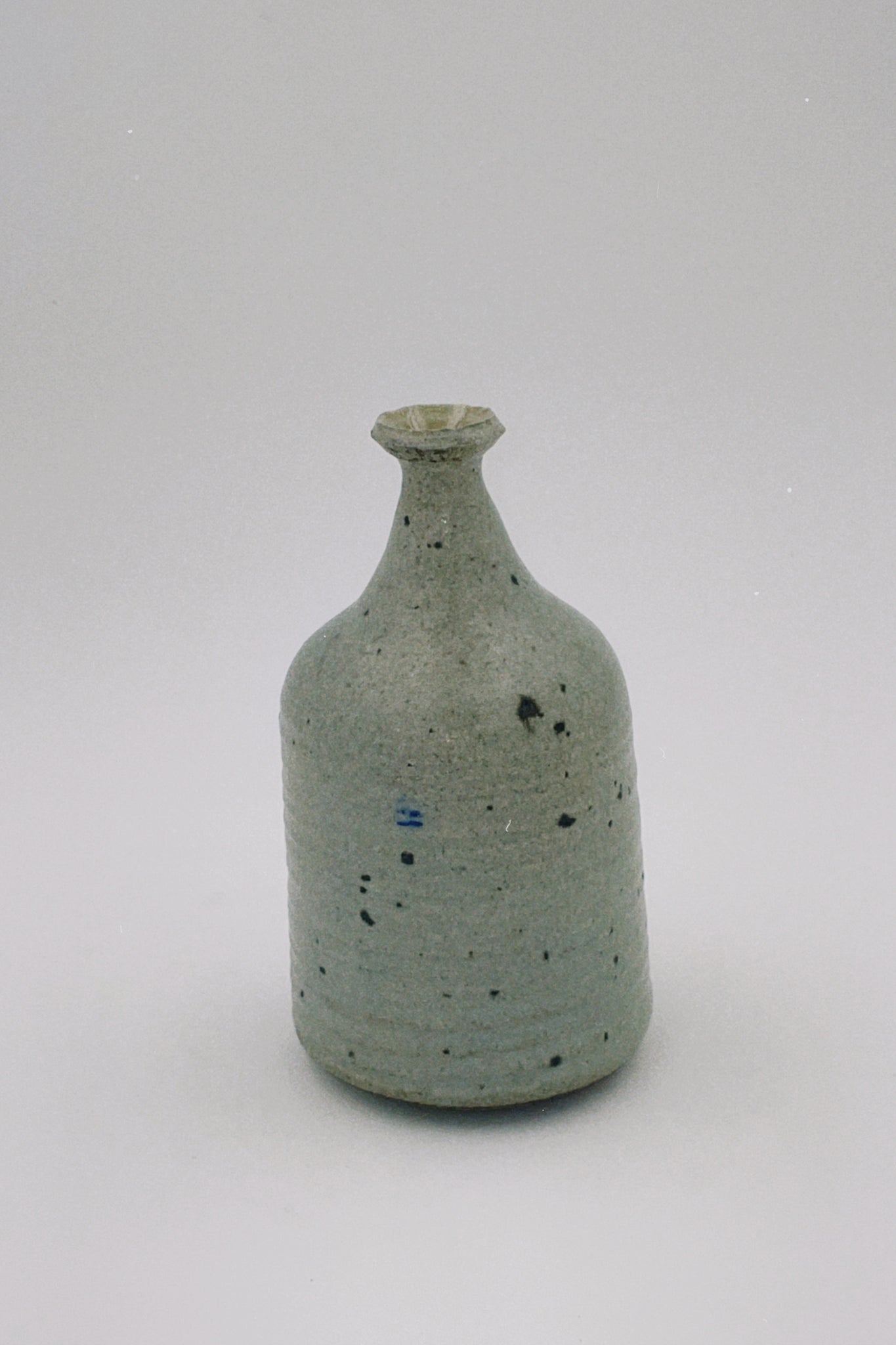 Mid Century Speckled Ceramic Soliflore