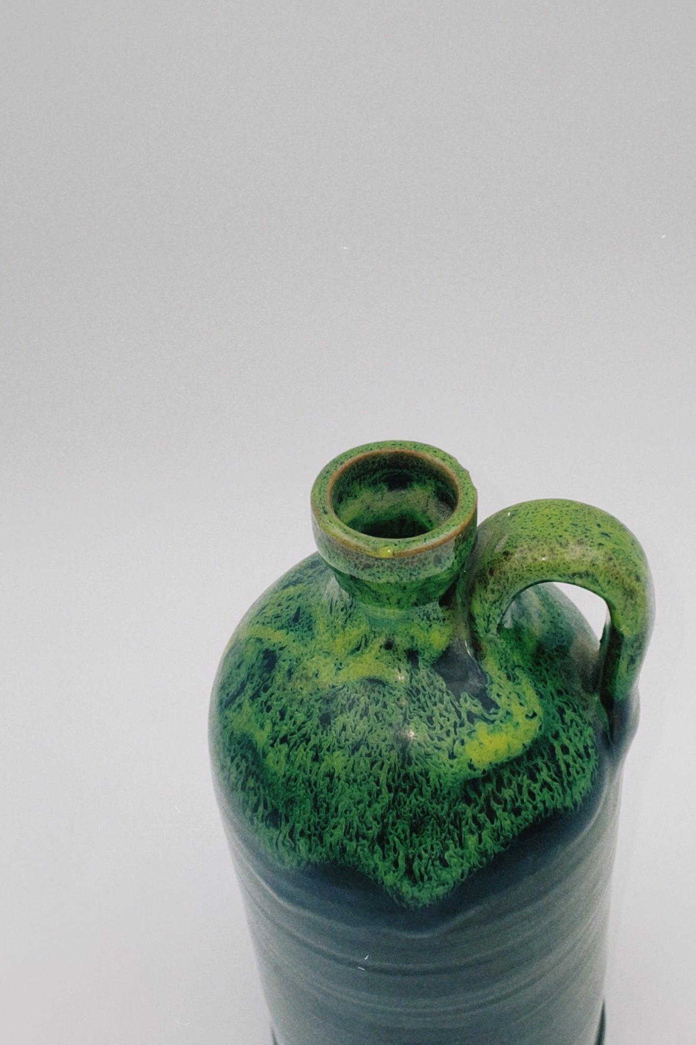 Spanish Ceramic Green Soliflore