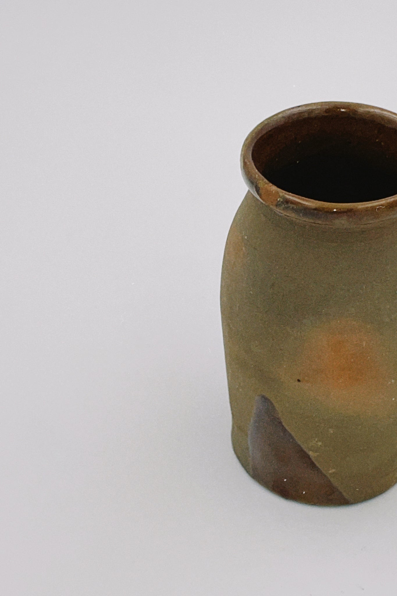 Antique Ceramic Pots Pair