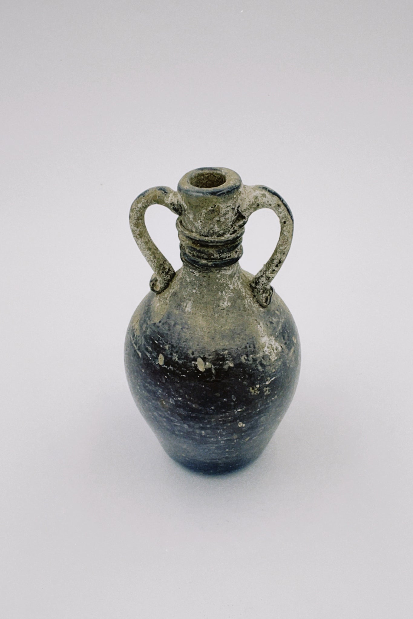 Antique Glass Amphora Vessel