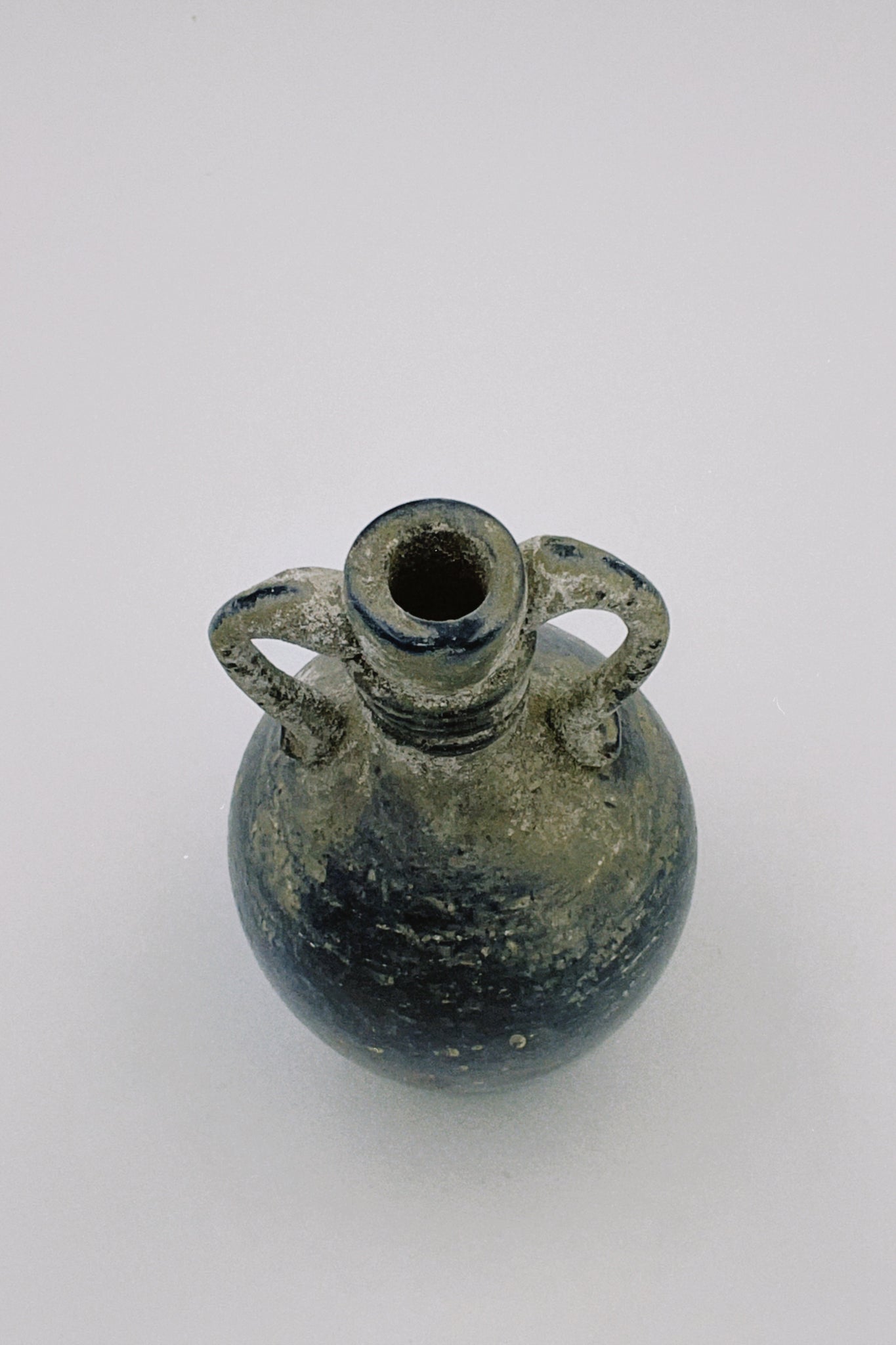 Antique Glass Amphora Vessel