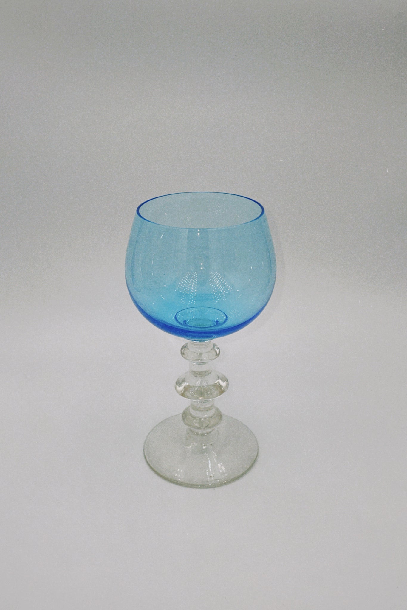 Blue Wine Glasses Set of Two