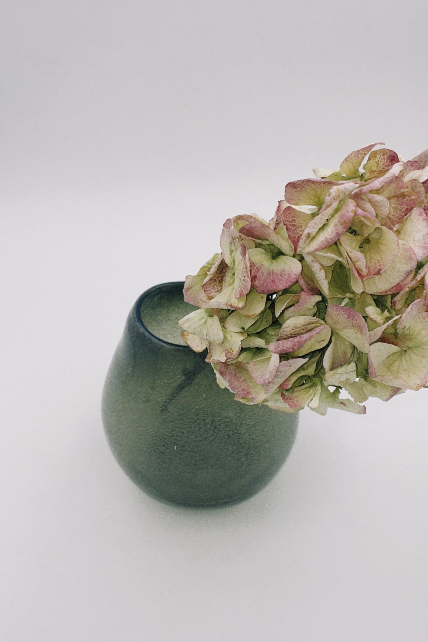 Irregular glass vase