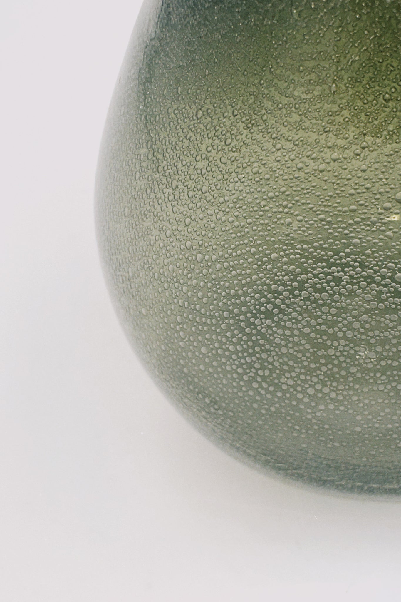 Irregular glass vase