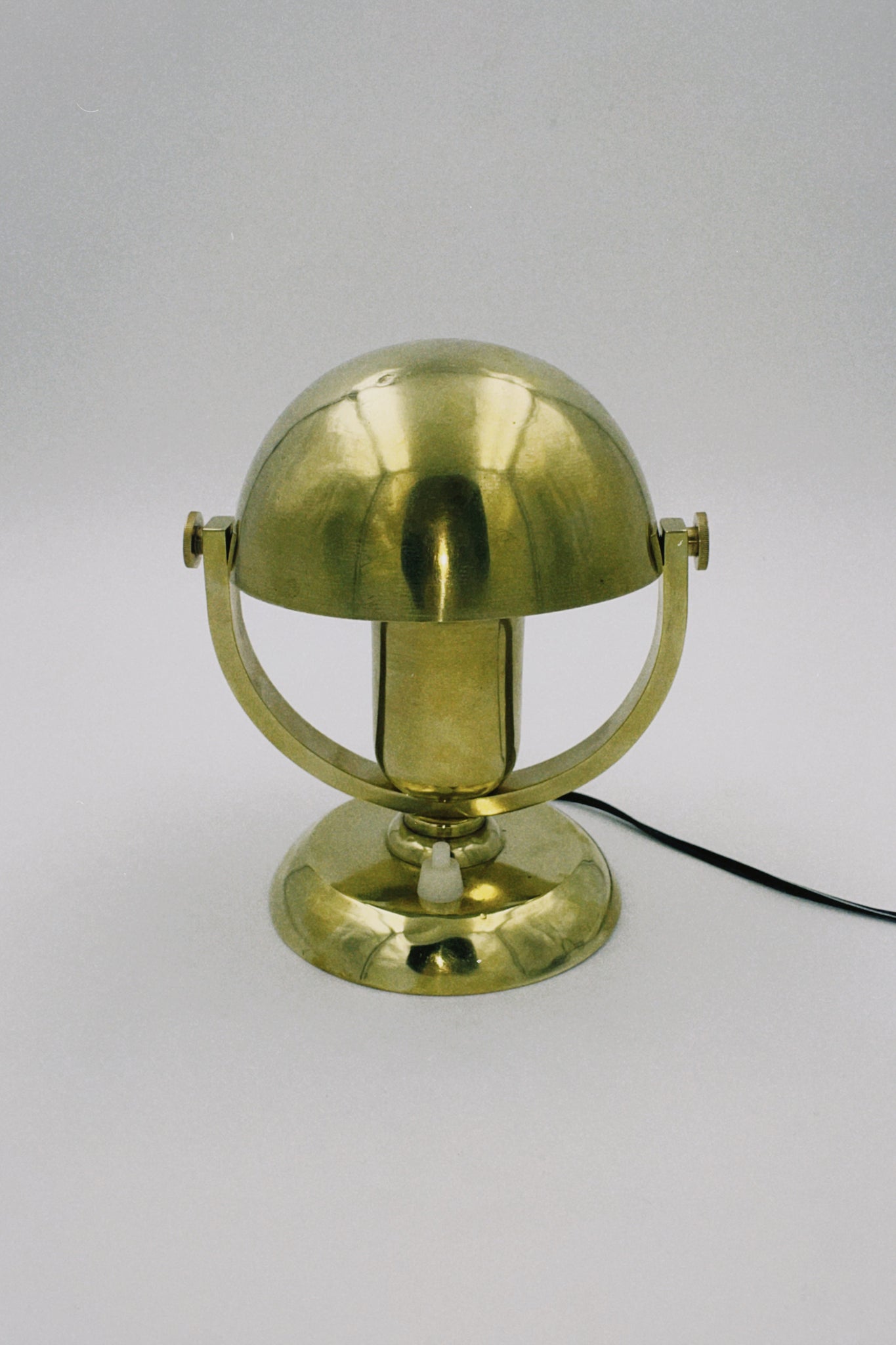 Brass 1920s lamp