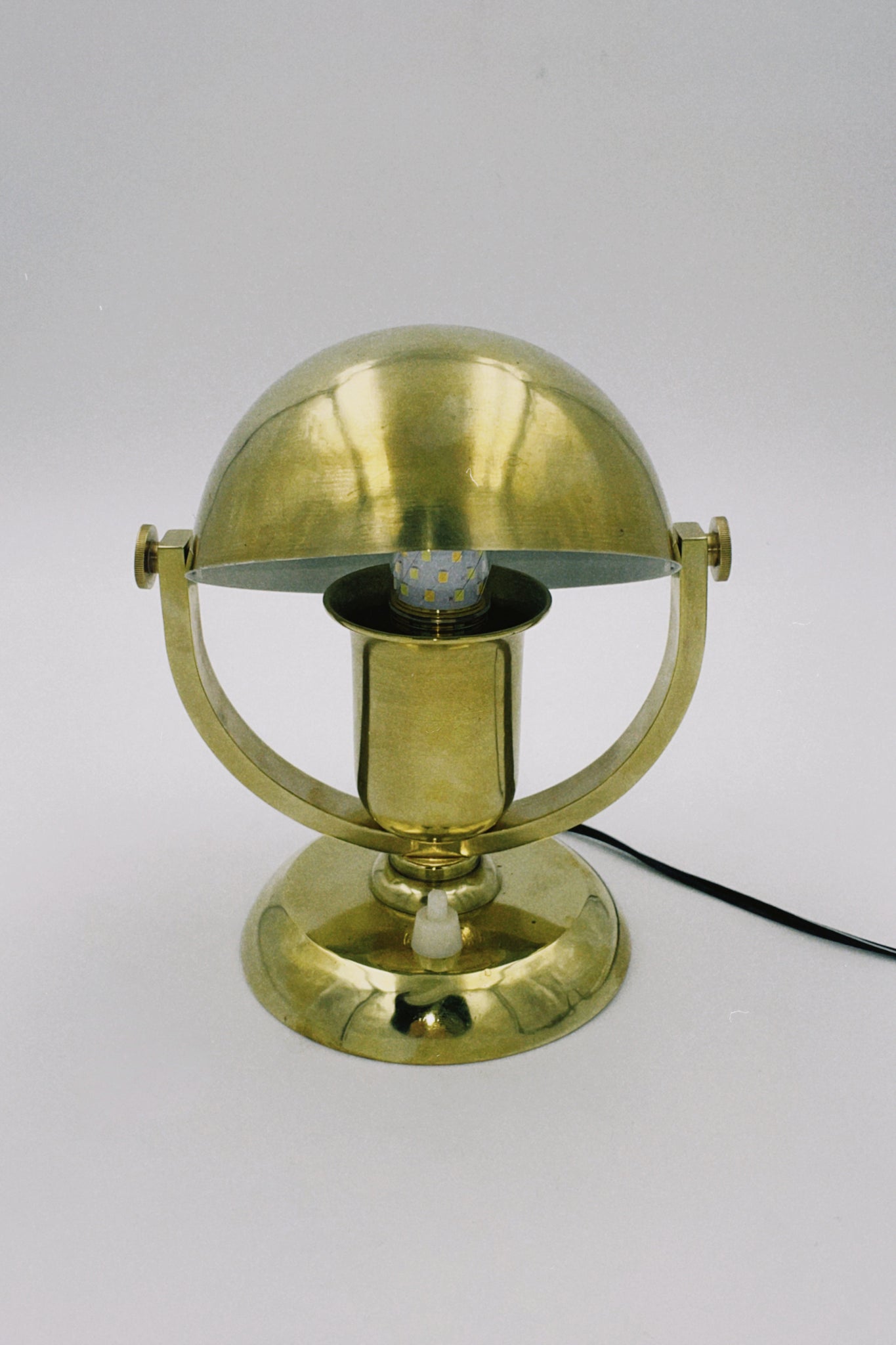 Brass 1920s lamp