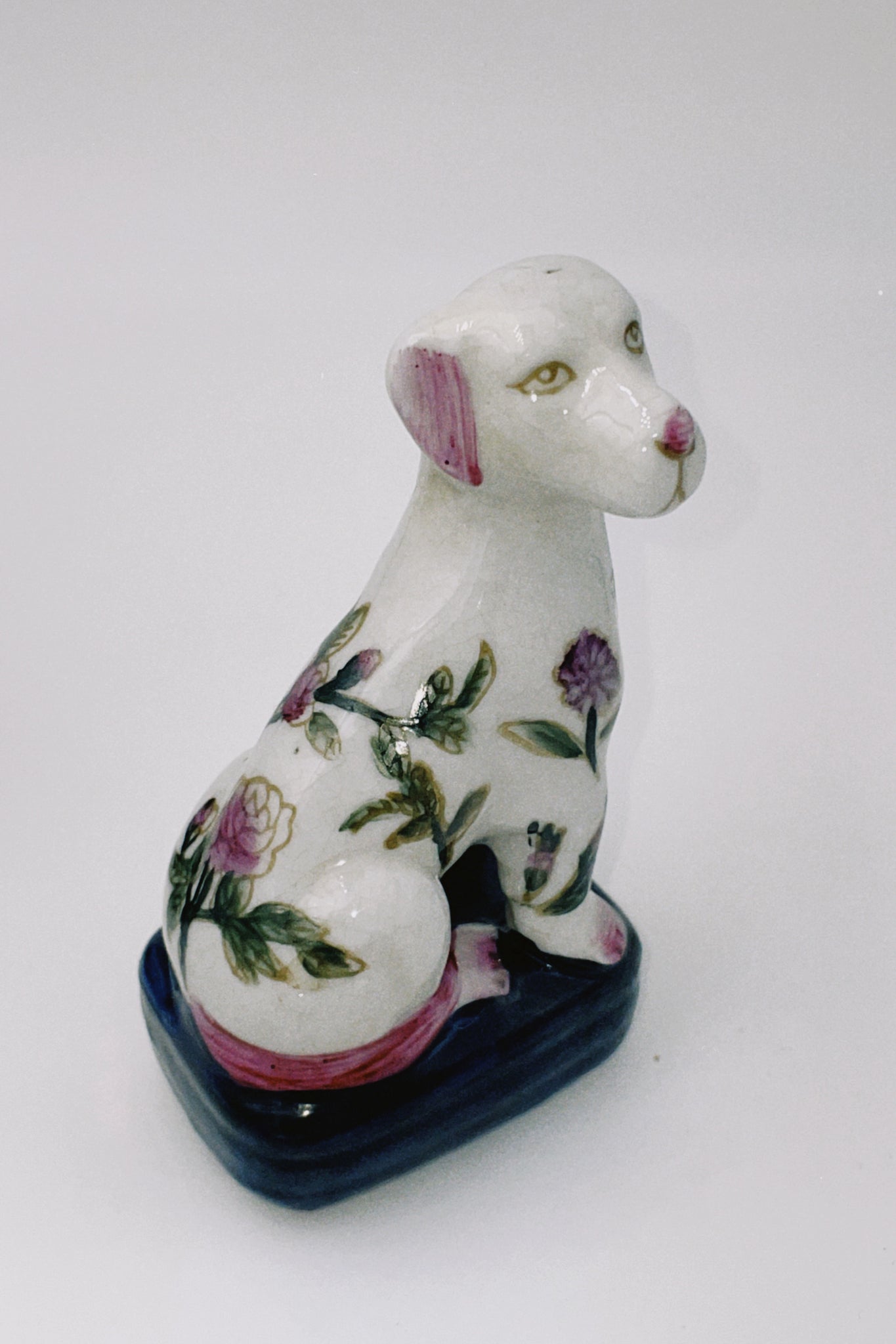 Hand Painted set of Ceramic Dogs
