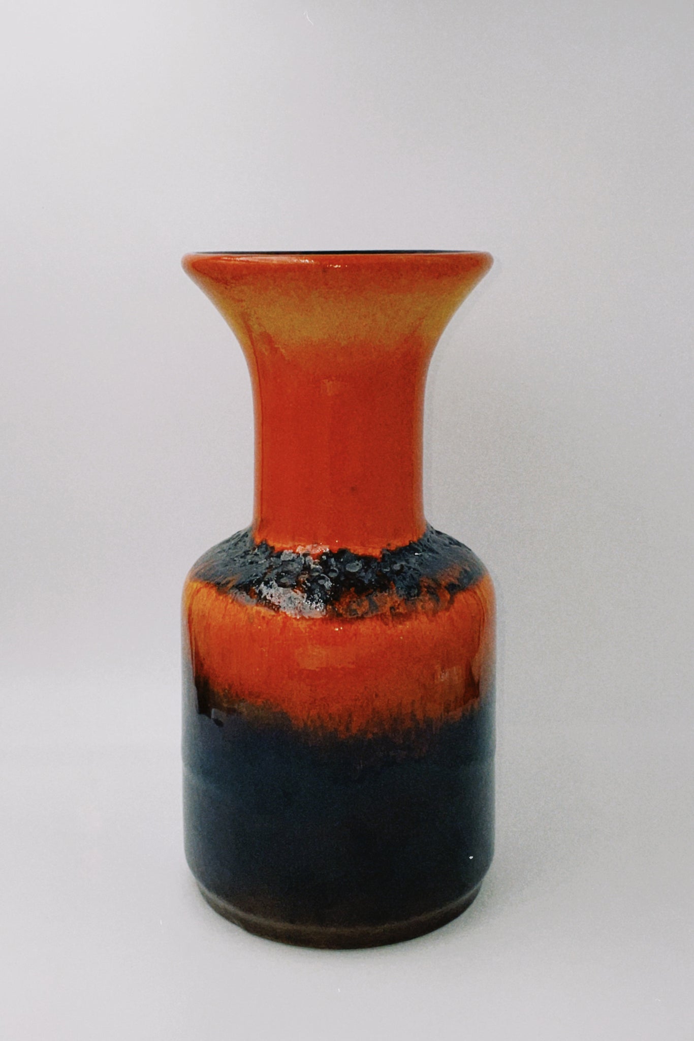 German Mid Century Ceramic Lava Vase