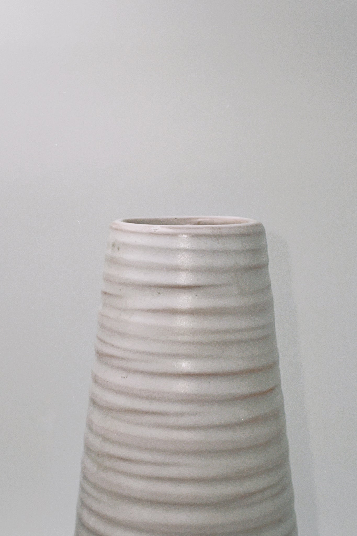 Mid-Century Pale Pink Vase